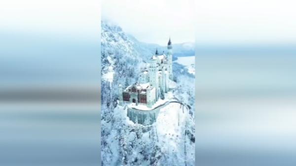 قلعه نوی شوان شتاین در زمستان